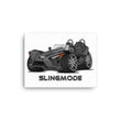 Load image into Gallery viewer, Slingmode Caricature Canvas Wall Art | 2023 SL Storm Gray Polaris Slingshot®