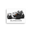 Load image into Gallery viewer, Slingmode Caricature Canvas Wall Art | 2023 S Moonlight White Polaris Slingshot®
