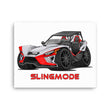 Load image into Gallery viewer, Slingmode Caricature Canvas Wall Art | 2023 Roush Edition Polaris Slingshot®