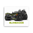 Load image into Gallery viewer, Slingmode Caricature Canvas Wall Art | 2023 SLR Lime Shadow Polaris Slingshot®