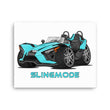 Load image into Gallery viewer, Slingmode Caricature Canvas Wall Art | 2023 SL Pacific Teal Polaris Slingshot®