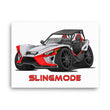 Load image into Gallery viewer, Slingmode Caricature Canvas Wall Art | 2023 Roush Edition Polaris Slingshot®