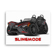 Load image into Gallery viewer, Slingmode Caricature Canvas Wall Art | 2023 SLR Red Shadow Polaris Slingshot®