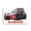 Load image into Gallery viewer, Slingmode Caricature Canvas Wall Art | 2023 Roush Edition Polaris Slingshot®
