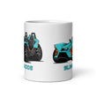 Load image into Gallery viewer, Slingmode Caricature Mug 2023 (R Pacific Teal Fade)