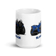 Load image into Gallery viewer, Slingmode Caricature Mug 2023 (SLR Cobalt Blue Fade)