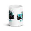 Load image into Gallery viewer, Slingmode Caricature Mug 2023 (R Pacific Teal Fade)
