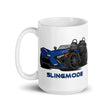 Load image into Gallery viewer, Slingmode Caricature Mug 2023 (SLR Cobalt Blue Fade)