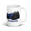 Load image into Gallery viewer, Slingmode Caricature Mug 2023 (SLR Cobalt Blue Fade)