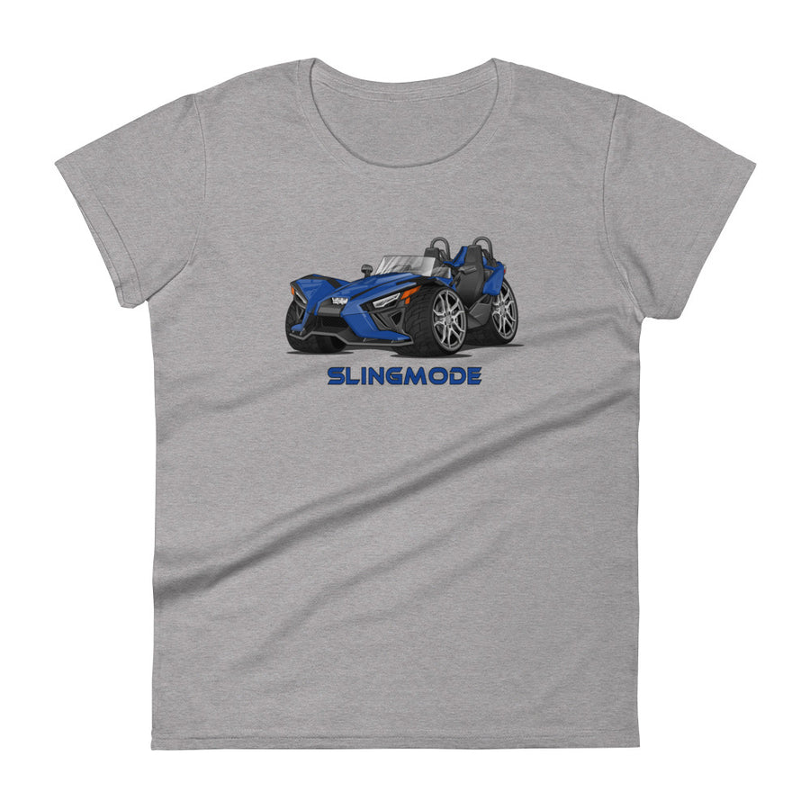 Women's Slingmode Caricature T-Shirt 2023 (SL Cobalt Blue)