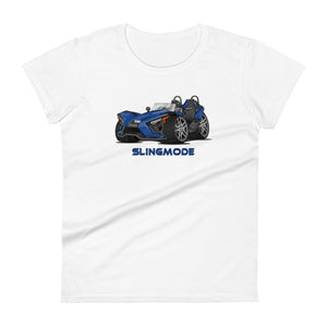 Women's Slingmode Caricature T-Shirt 2023 (SL Cobalt Blue)
