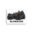 Load image into Gallery viewer, Slingmode Caricature Canvas Wall Art | 2018 S Gloss Black Polaris Slingshot®