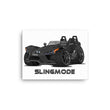 Load image into Gallery viewer, Slingmode Caricature Canvas Wall Art | 2017 Base Gloss Black Polaris Slingshot®