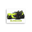 Load image into Gallery viewer, Slingmode Caricature Canvas Wall Art | 2021 R Neon Fade Polaris Slingshot®