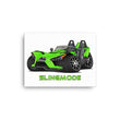 Load image into Gallery viewer, Slingmode Caricature Canvas Wall Art | 2019 SL Icon Envy Green Polaris Slingshot®