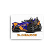Load image into Gallery viewer, Slingmode Caricature Canvas Wall Art | 2021 R Sunrise Orange Polaris Slingshot®