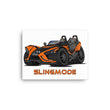 Load image into Gallery viewer, Slingmode Caricature Canvas Wall Art | 2018 SLR Orange Madness Polaris Slingshot®