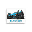 Load image into Gallery viewer, Slingmode Caricature Canvas Wall Art | 2020 R Miami Blue Polaris Slingshot®