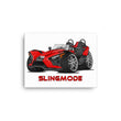 Load image into Gallery viewer, Slingmode Caricature Canvas Wall Art | 2022 SL Red Pearl Polaris Slingshot®