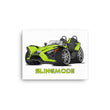 Load image into Gallery viewer, Slingmode Caricature Canvas Wall Art | 2022 SL Liquid Lime Polaris Slingshot®