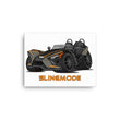 Load image into Gallery viewer, Slingmode Caricature Canvas Wall Art | 2022 SLR Forged Orange Polaris Slingshot®