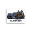 Load image into Gallery viewer, Slingmode Caricature Canvas Wall Art | 2022 R Midnight Storm Fade Polaris Slingshot®