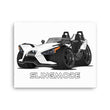 Load image into Gallery viewer, Slingmode Caricature Canvas Wall Art | 2019 S White Lightning Polaris Slingshot®