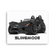 Load image into Gallery viewer, Slingmode Caricature Canvas Wall Art | 2017 Base Gloss Black Polaris Slingshot®