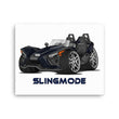 Load image into Gallery viewer, Slingmode Caricature Canvas Wall Art | 2021 SL Midnight Blue Polaris Slingshot®