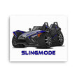 Load image into Gallery viewer, Slingmode Caricature Canvas Wall Art | 2021 R Stealth Blue Polaris Slingshot®