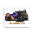 Load image into Gallery viewer, Slingmode Caricature Canvas Wall Art | 2021 R Sunrise Orange Polaris Slingshot®