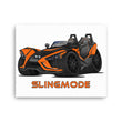 Load image into Gallery viewer, Slingmode Caricature Canvas Wall Art | 2019 SLR Afterburner Orange Polaris Slingshot®
