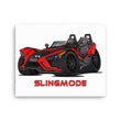 Load image into Gallery viewer, Slingmode Caricature Canvas Wall Art | 2019 SLR Red Pearl Polaris Slingshot®