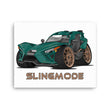 Load image into Gallery viewer, Slingmode Caricature Canvas Wall Art | 2020 GT LE Fairway Green Polaris Slingshot®