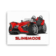 Load image into Gallery viewer, Slingmode Caricature Canvas Wall Art | 2022 SL Red Pearl Polaris Slingshot®