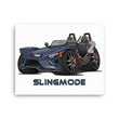 Load image into Gallery viewer, Slingmode Caricature Canvas Wall Art | 2022 R Midnight Storm Fade Polaris Slingshot®