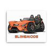 Load image into Gallery viewer, Slingmode Caricature Canvas Wall Art | 2022 R Volt Orange Fade Polaris Slingshot®