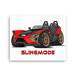 Load image into Gallery viewer, Slingmode Caricature Canvas Wall Art | 2022 Signature LE Crimson Forge Polaris Slingshot®