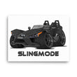 Load image into Gallery viewer, Slingmode Caricature Canvas Wall Art | 2018 S Gloss Black Polaris Slingshot®