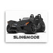 Load image into Gallery viewer, Slingmode Caricature Canvas Wall Art | 2017 Base Gloss Black Polaris Slingshot®