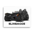 Load image into Gallery viewer, Slingmode Caricature Canvas Wall Art | 2016.5 Base Gloss Black Polaris Slingshot®