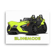 Load image into Gallery viewer, Slingmode Caricature Canvas Wall Art | 2021 R Neon Fade Polaris Slingshot®