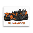 Load image into Gallery viewer, Slingmode Caricature Canvas Wall Art | 2018 SLR Orange Madness Polaris Slingshot®