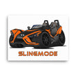 Load image into Gallery viewer, Slingmode Caricature Canvas Wall Art | 2019 SLR Afterburner Orange Polaris Slingshot®