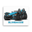 Load image into Gallery viewer, Slingmode Caricature Canvas Wall Art | 2020 R Miami Blue Polaris Slingshot®