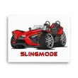 Load image into Gallery viewer, Slingmode Caricature Canvas Wall Art | 2022 SL Red Pearl Polaris Slingshot®