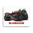 Load image into Gallery viewer, Slingmode Caricature Canvas Wall Art | 2022 SLR Forged Red Polaris Slingshot®