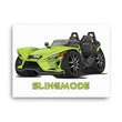 Load image into Gallery viewer, Slingmode Caricature Canvas Wall Art | 2022 R Liquid Lime Fade Polaris Slingshot®