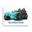 Load image into Gallery viewer, Slingmode Caricature Canvas Wall Art | 2022 R Pacific Teal Fade Polaris Slingshot®