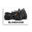 Load image into Gallery viewer, Slingmode Caricature Canvas Wall Art | 2016.5 Base Gloss Black Polaris Slingshot®